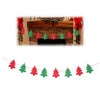 Non-woven Fabric Xmas Flags Santa Clause Floral Bunting Banners Merry Christmas Decoration. - Blindly Shop