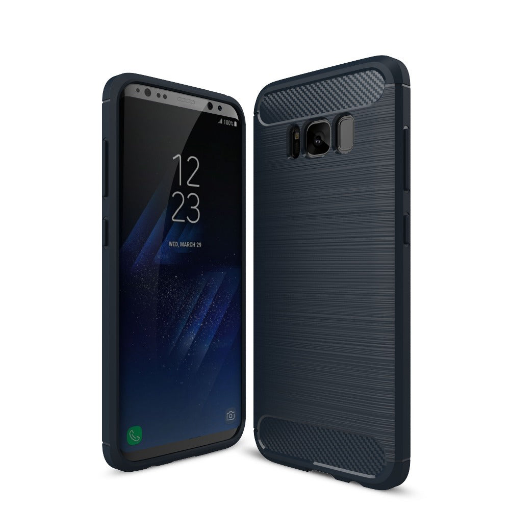 premium Case For Samsung Galaxy S8 Environmental Carbon Fiber Soft TPU Anti-Skid Cover For Samsung S8 Plus S8Plus Skin Bag - Blindly Shop