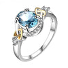 Alloy Engagement Ring with Crystal - Blindly Shop