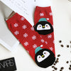 PREMIUM Cartoon Animal Paradise Women Thick Cute Funny Happy Art Christmas Socks - Blindly Shop