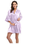 Sexy Satin Lace Night Gown For Women - Blindly Shop