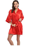 Sexy Satin Lace Night Gown For Women - Blindly Shop