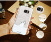 Christmas Winter Cute Snowman Phone Case For Samsung Galaxy S6 S7 Edge S8 Plus Note 8 - Blindly Shop