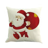 Christmas Decorations 1pcs Reindeer Jute Pillow Cover Case - Blindly Shop