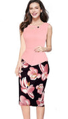 Floral Work Dress for Women. - Blindly Shop