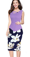 Floral Work Dress for Women. - Blindly Shop