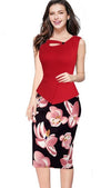 Floral Work Dress for Women. - Blindly Shop