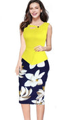 Floral Work Dress for Women. - Blindly Shop