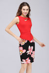 Floral Work Dress for Women. - Blindly Shop