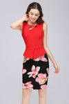 Floral Work Dress for Women. - Blindly Shop