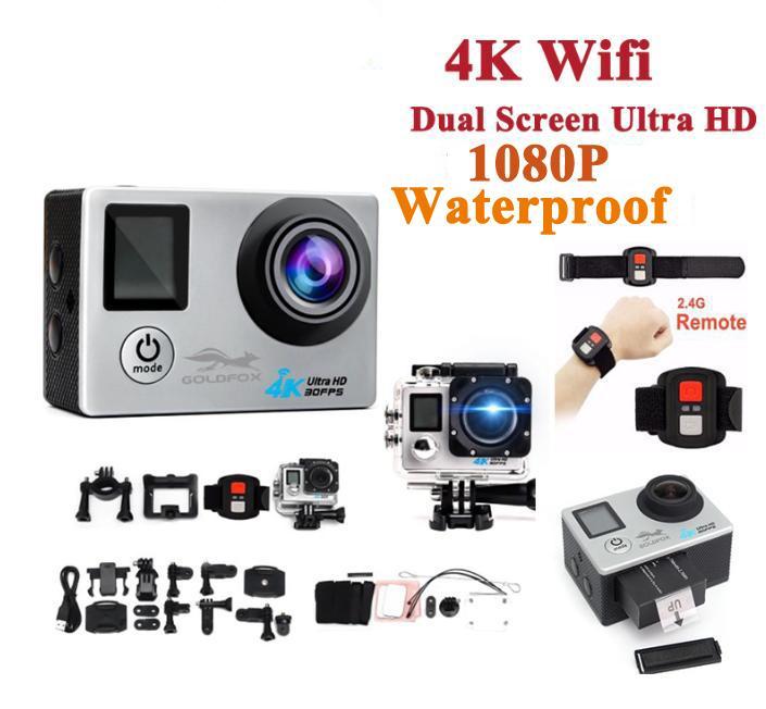 Ultra HD 4K 16MP Dual Screen  Waterproof Action Camera - Blindly Shop