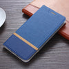 Matte Canvas Card Slot Stand Leather Flip Case for Huawei P20 Pro P20 Lite - Blindly Shop