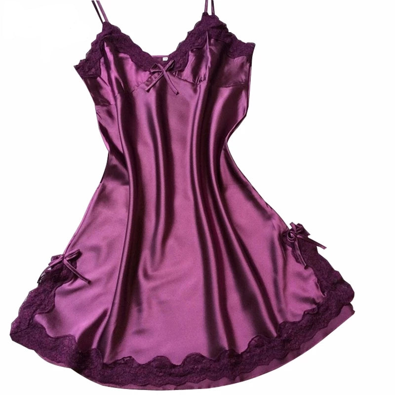 Sexy Silk Satin Night Dress For Women. - Blindly Shop