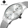 Ultra Thin Stainless Steel Mesh Band Quartz Wristwatch - Blindly Shop