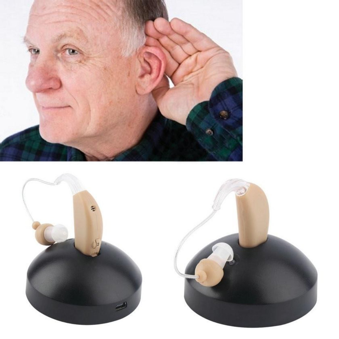 Rechargeable Hearing Aid  For the Elderly - Blindly Shop