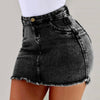 Women Denim Skirts High Waist Bodycon Short