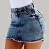 Women Denim Skirts High Waist Bodycon Short